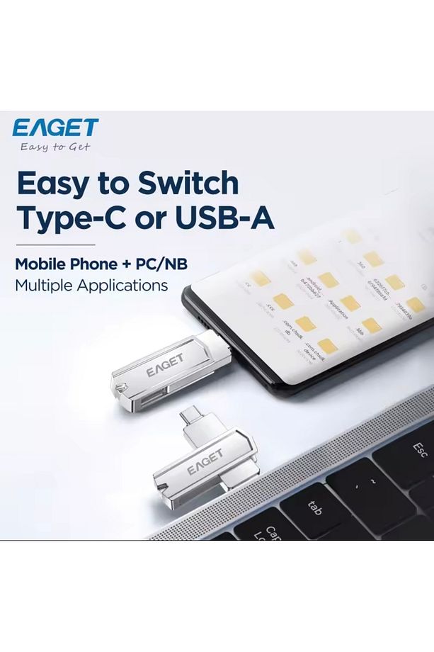 Cf30 512gb.type-c Ve Usb 3.2 Type-c Girişli Tüm Cihazlara Iphone 15/16 Serisine Uygun Yüksek Hızlı - 3