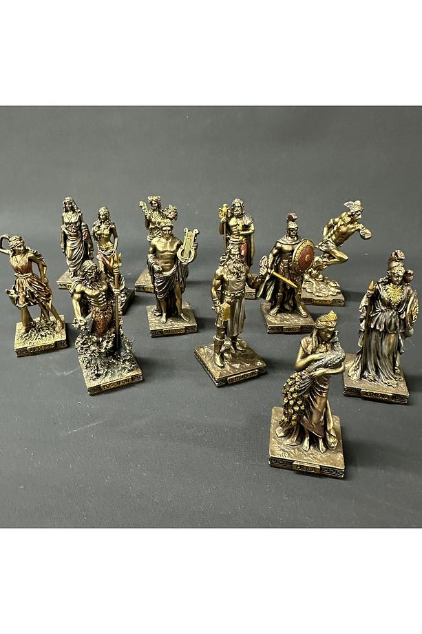 Yunan Mitolojik Heykelcikler Veronese Design Mitolji Apollo Zeus Ares  Afrodit Hermes Athena Artemis - 7