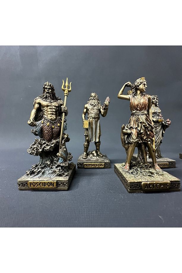 Yunan Mitolojik Heykelcikler Veronese Design Mitolji Apollo Zeus Ares  Afrodit Hermes Athena Artemis - 2