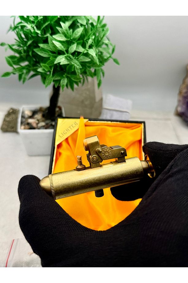 Roman tasarim denizaltı retro çakmak gazyağı retro eski bakir kabuk ateşleyici lüks çakmak - 1