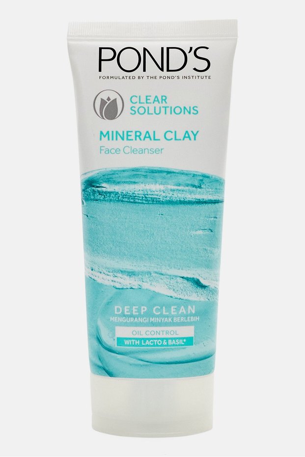 Clear Solutions Mineral Clay Face Cleanser 90 g, Light Blue