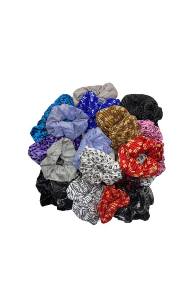 Women's 10-Piece Satin Hair Rubber Buckle 10 Pieces
