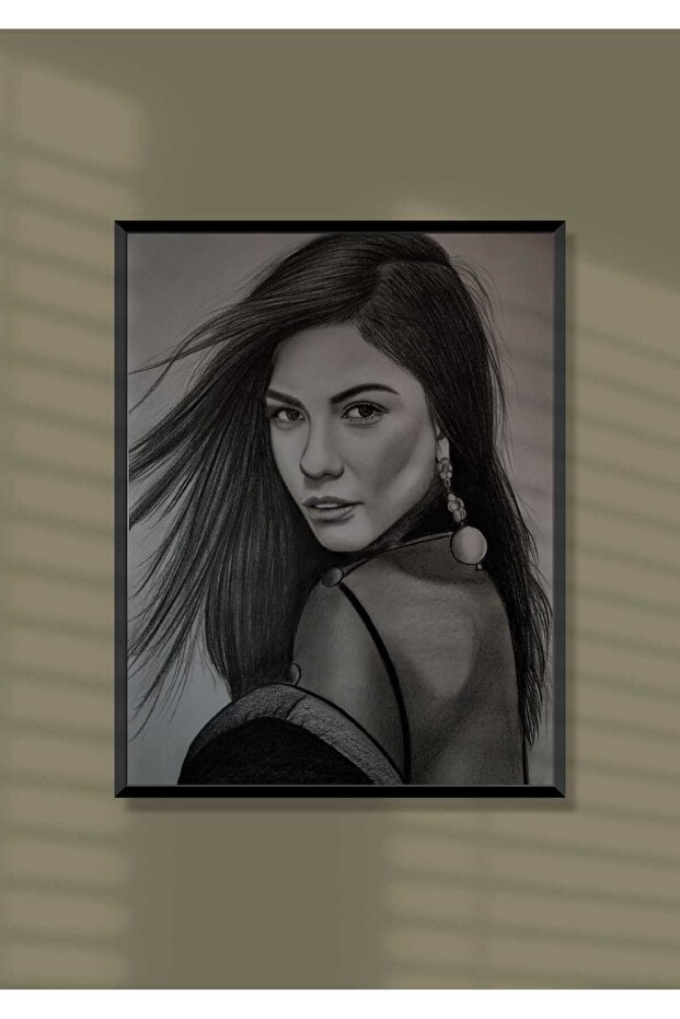 Kişiye Özel Karakalem Tablo (1 Kişilik) - 1