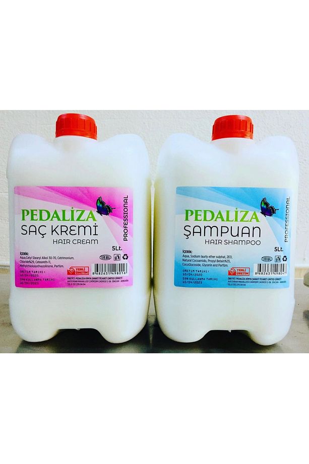 2 ADET 5 LT ŞAMPUAN & 2 ADET 5 LT SAÇ KREMİ 4'LÜ SET - 1
