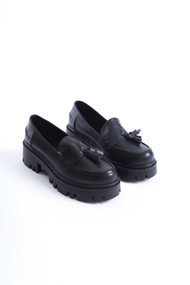 Shoes Genuine Leather Tassel Loafer Shoes