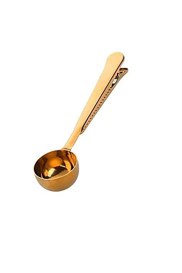 River World Coffee Measuring Spoon with Gold Latch - Multifunctional Stainless Steel