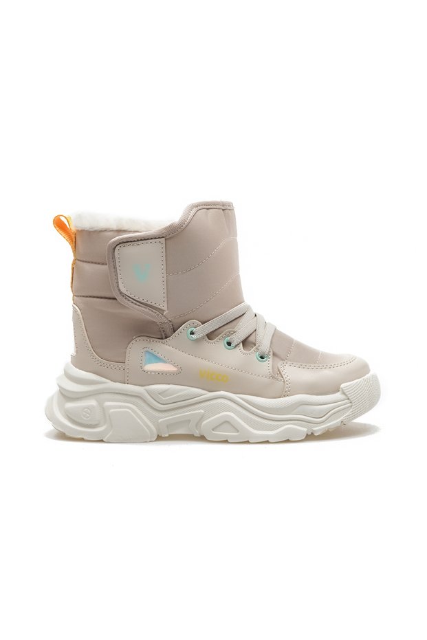 Fit Unisex Kids Outdoor Casual Snow Boots 24k 943.466 Fu Beige