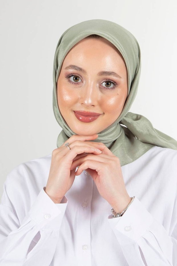 Brisa Voile Scarf Cagla Green Color