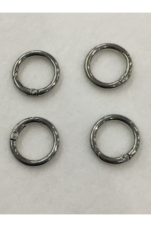 Bag Ring Round Spring Clip 2 Cm Set of 4