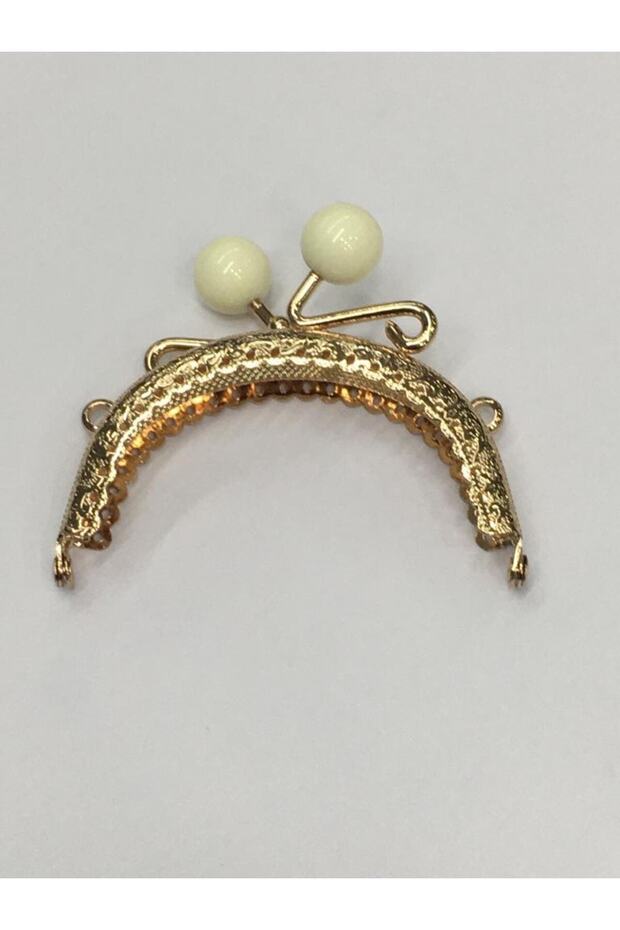 Bag and Wallet Clip Oval 20 Cm Model with Pearls