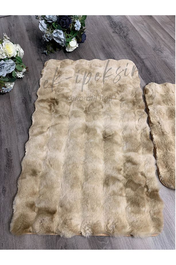 Lüx Post Banyo Paspas Seti 2li Bubble Mutfak Extra Yumuşak Halı Kaymaz Taban Dokuma Taban - 3