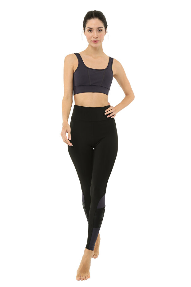 Revolution Recovery High Waist Sports Leggings Black Anthracite