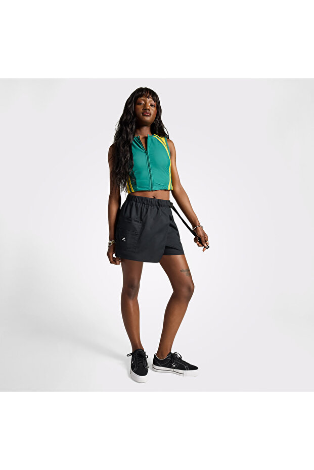 Utility Kadın Siyah Etek - 1