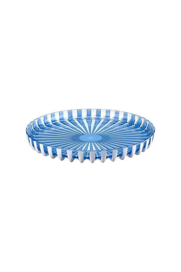 Guzzini Pin Up Yuvarlak Tepsi 31 cm Mavi - 1