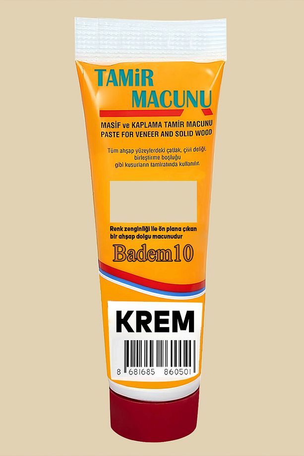 Ahşap Mobilya Parke Tamir Dolgusu Macunu (200 GR KREM) Çatlak Çizik Giderici Kullanıma Hazır - 4