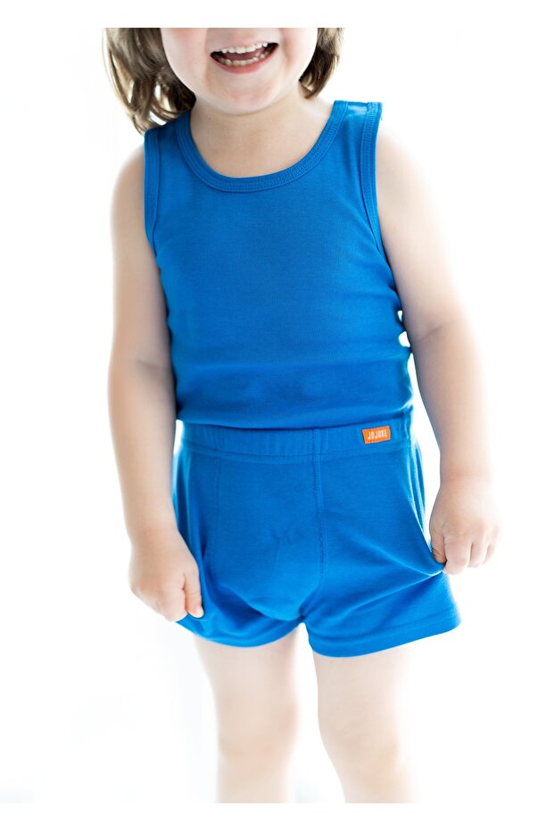 بوكسر للأولاد مكون من 3 قطع بلون سادة - 2