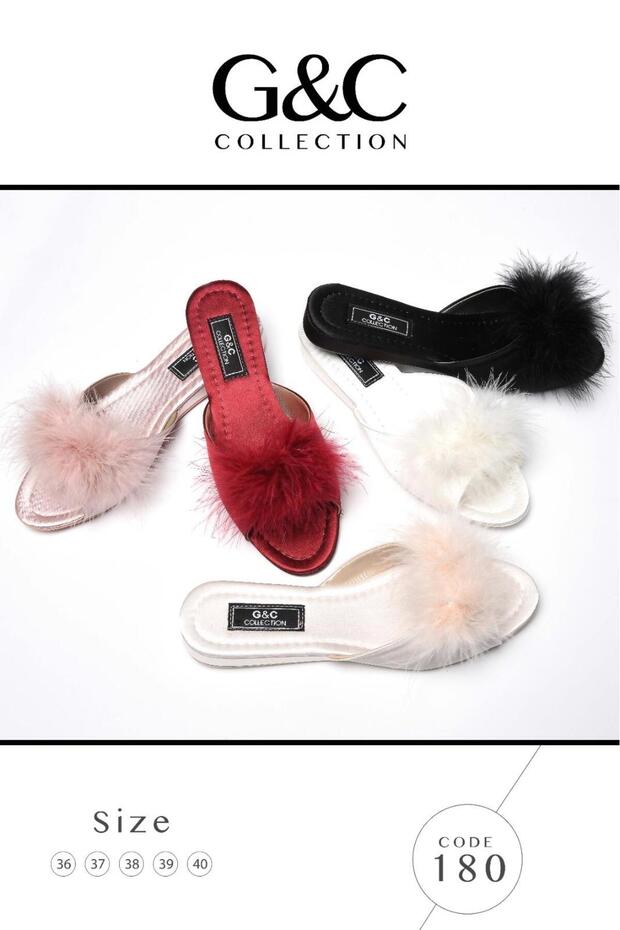Gift Dowry Stone Furry Slippers