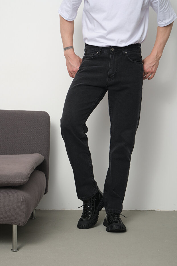 Basic Baggy Men's Jeans - 5