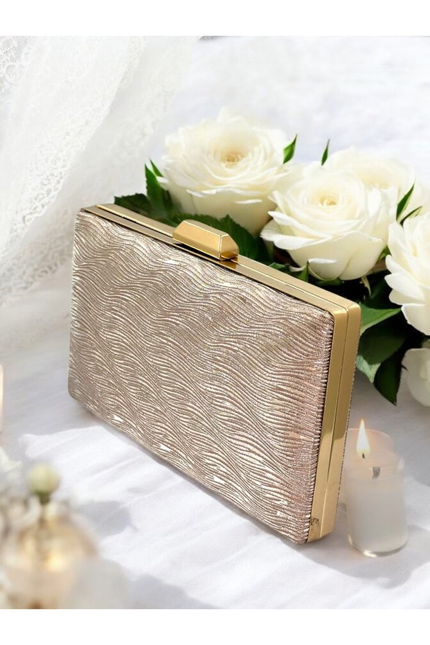 135 Laser Waterway Stone Evening Dress Bag