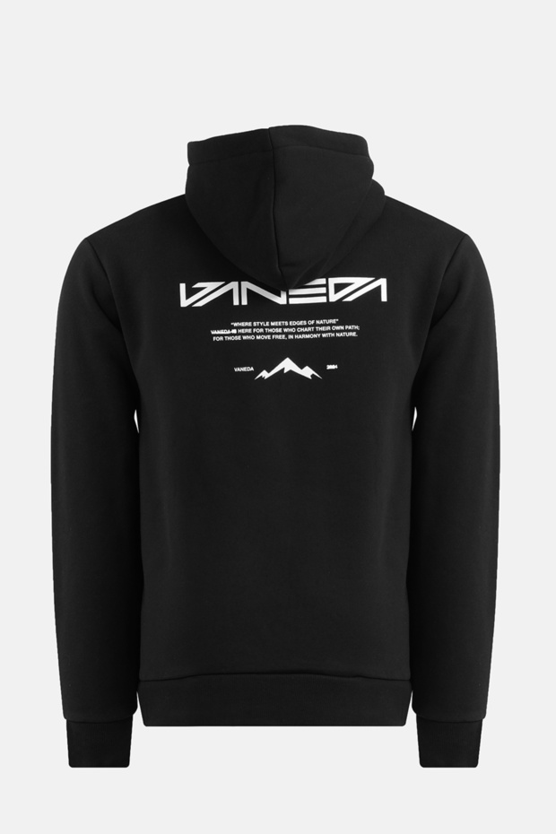 Kapişonlu Regular Fit Next Unisex Sweatshirt Siyah - 2