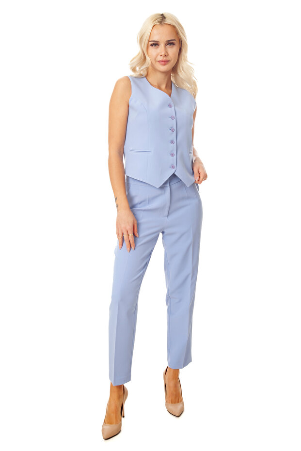 Back Double Pants with Pockets - 1