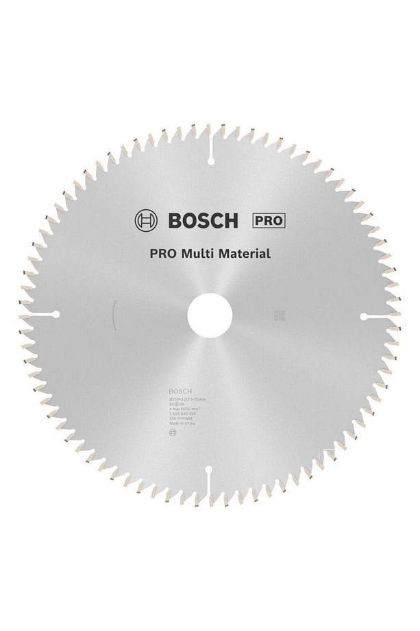Multi Material 254x30 Mm 80 Diş Elmas Daire Testere Bıçağı 2608640450 - 1