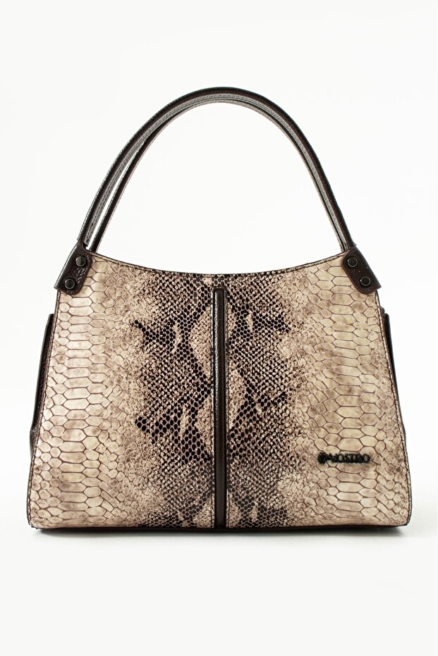 Handmade Italian Style 100% Real Genuine Leather Women's Long Strap Handbag - Vostro20201