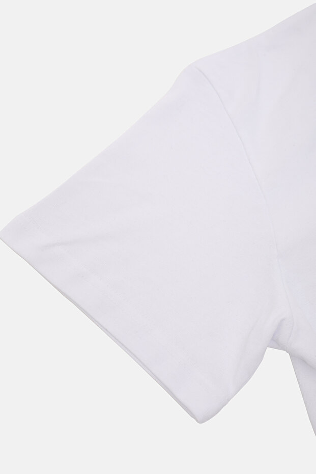 OVERSIZED FIT NEXT UNISEX TSHIRT BEYAZ - 5