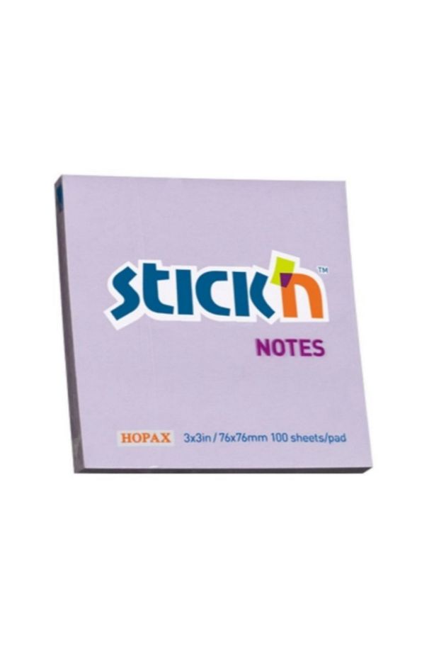 Stickn Yapışkanlı Not Kağıdı Post it 5 Adet 5 Farklı Renk - 4