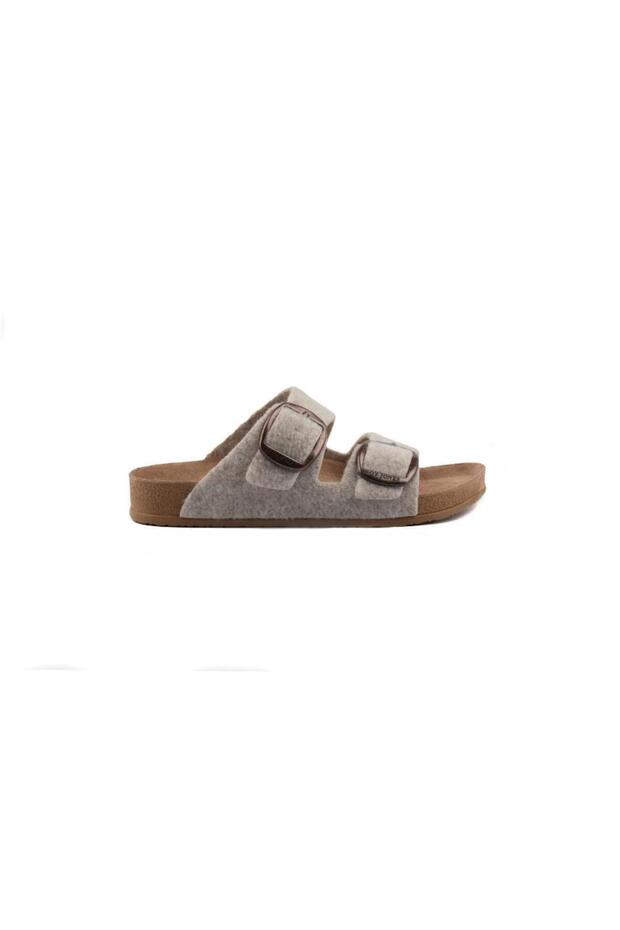 Verona Winter Felted Buckle Slippers