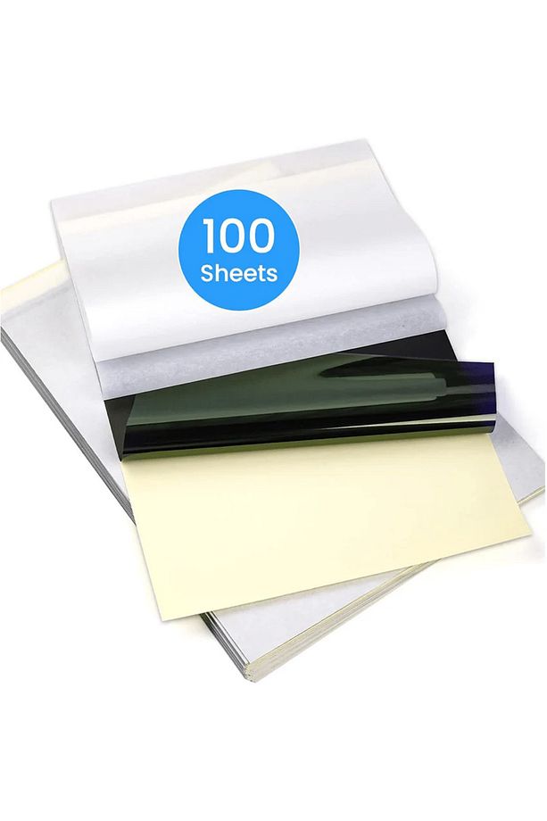 100 Adet Dövme Tattoo Transfer Kağıdı A4, M08f, Tp81/83/86/87/88 Için - 1