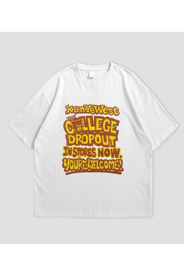 Kanye West - Collage Dropout Designed Unisex Oversize T-Shirt