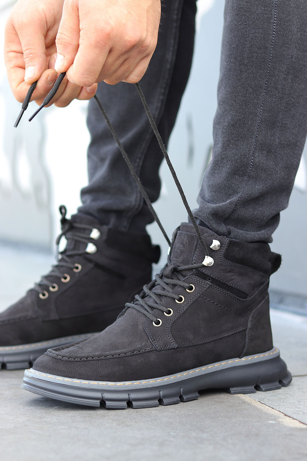 M.P. Dex Suya Dayanıklı Hakiki Deri Günlük Erkek Bot - 1