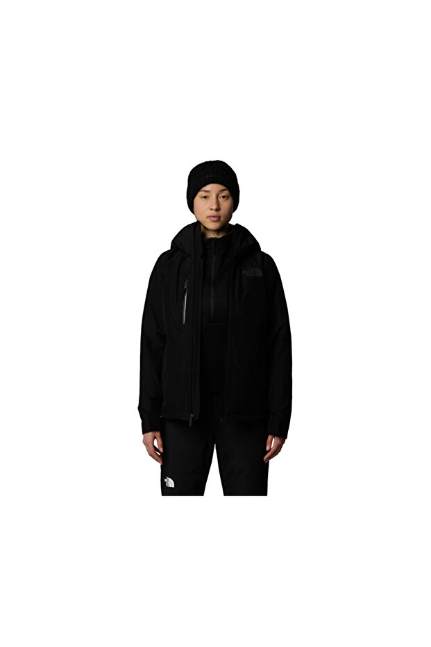 W Descendit Jacket Kadın Outdoor Ceketi NF0A87XFJK31 Siyah - 3