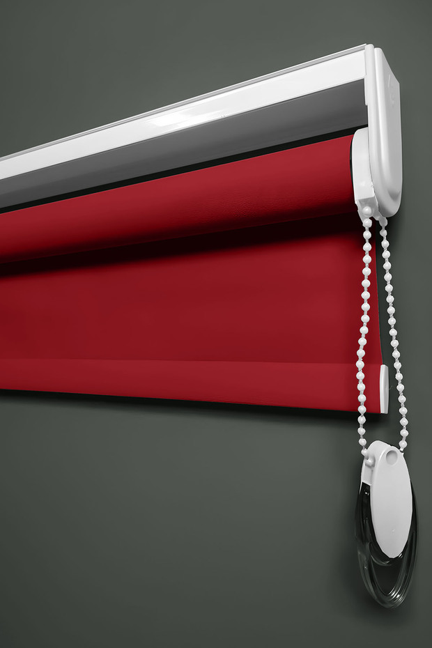 Kırmızı Renk Stor Perde - 1