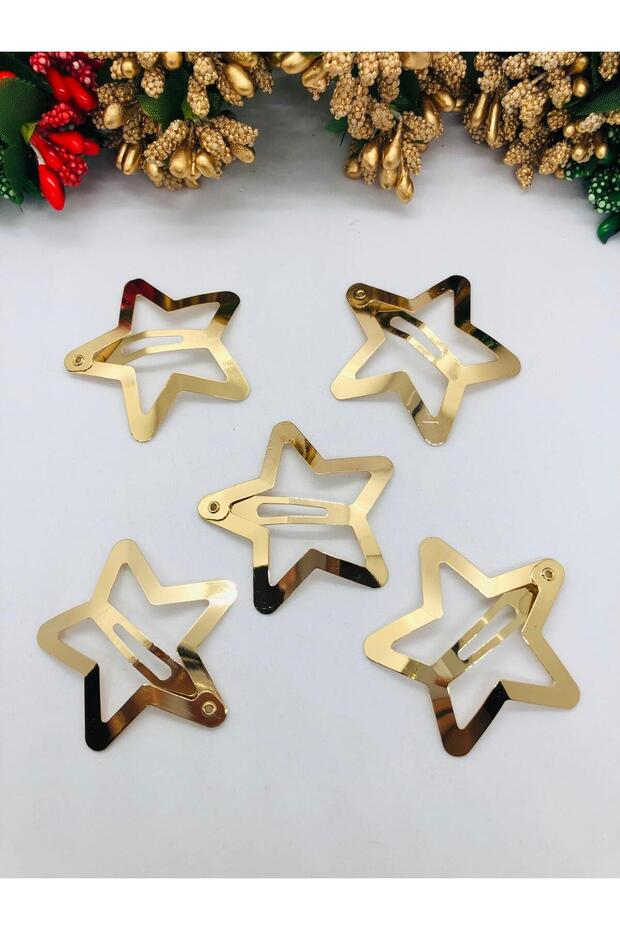 Starry Snap Fasteners Very Stylish Hair Clips 5-Piece Set