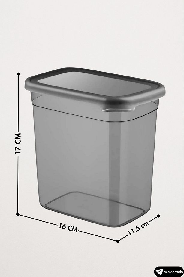 6'lı 2000ml Sızdırmaz Dikdörtgen Erzak Saklama Kabı Seti 20 Adet - Etiket - 6 Adet Kaşıklı - 2 Litre - 6