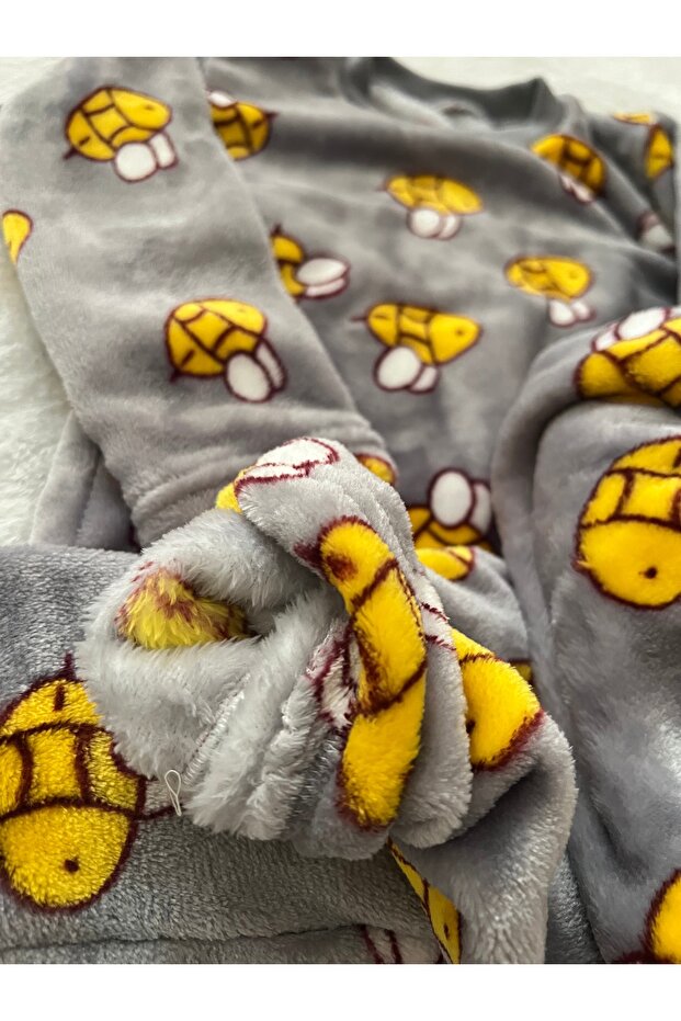 Çocuk polar pijama takımı - 3