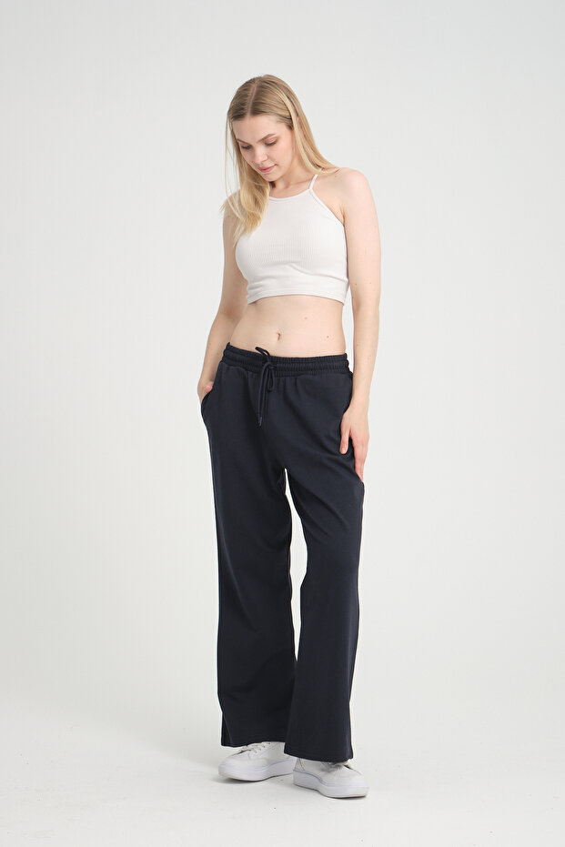 Women's Wide Leg Slim Fit Sweatpants Spr24Eak88
