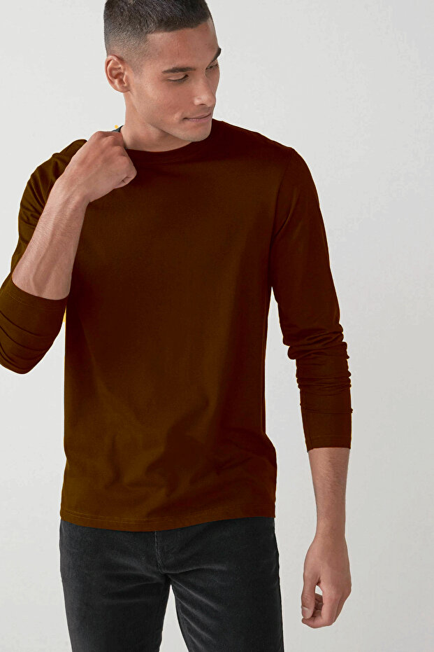 Men's Crew Neck Long Sleeve T-Shirt Spr24Ts41