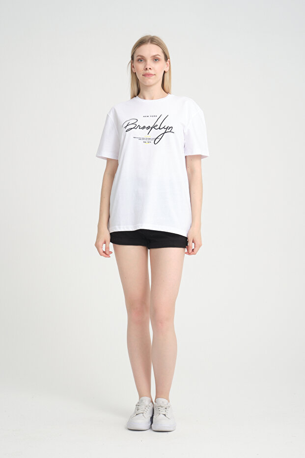 Women's Crew Neck Oversize Fit T-Shirt Spr24Tsk110