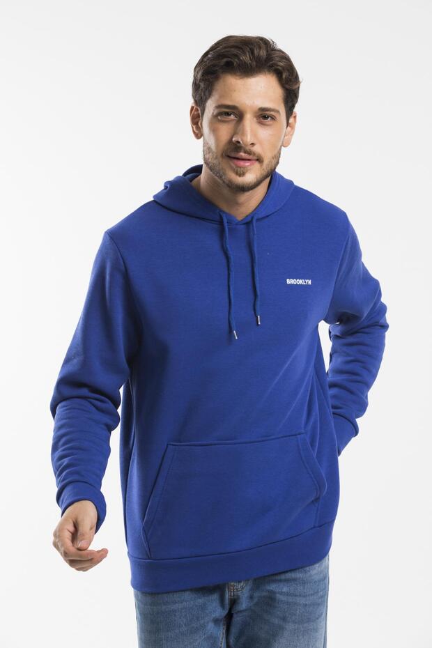 Hooded Long Sleeve Printed Slim Fit Thin Men's Sweatshirt Spr 2019k61