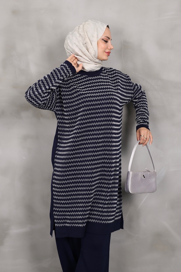 Simli Triko Tunik - 1