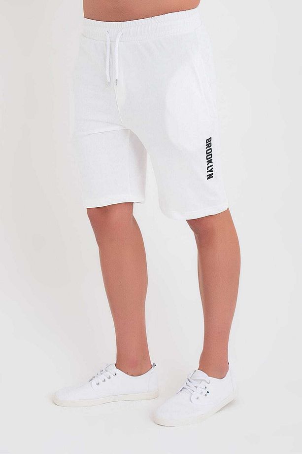 Süperlife Erkek Regular Fit Brooklyn Baskılı Şort Spr 208 - 1