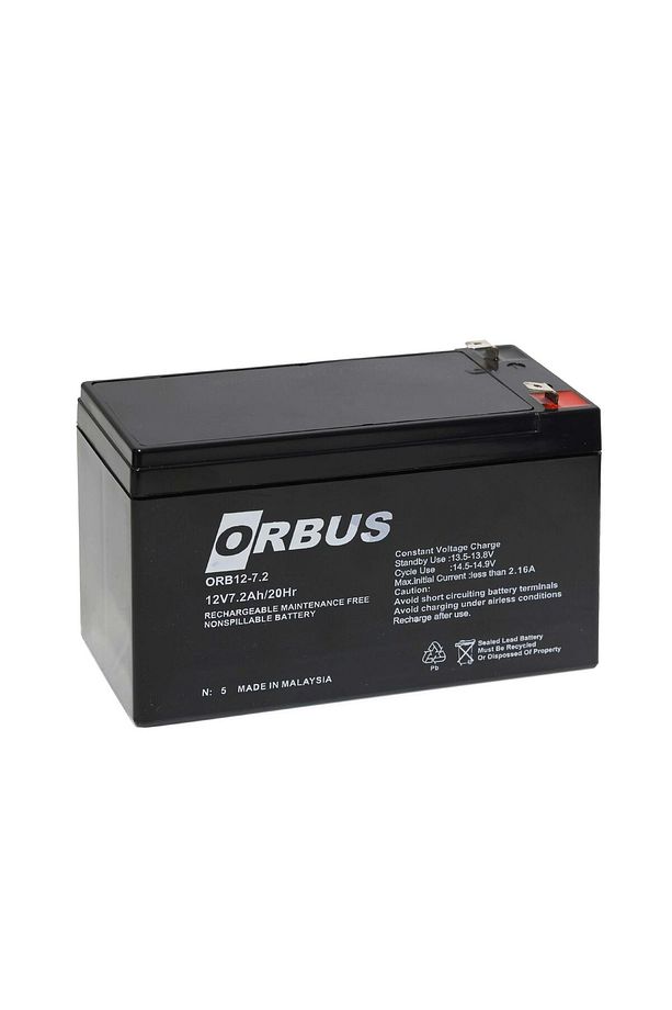 12v 7.2 Ah Kuru Tip Akü - 12 Volt 7,2 Amper Akü - Bakımsız Akü - 2