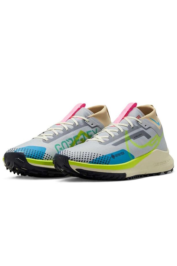 React Pegasus Trail 4 Goretex Su Geçirmez Nefes Alan Reflektörlü Yürüyüş Koşu Ayakkabısı Antra - 3