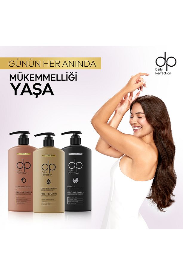 Şampuan Set Mentol 800 ml & Çam Terebentin 800 ml & Çörek Otu 800 ml - 6
