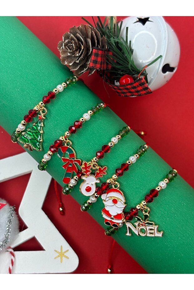 New Year Christmas Bracelet 5Pcs