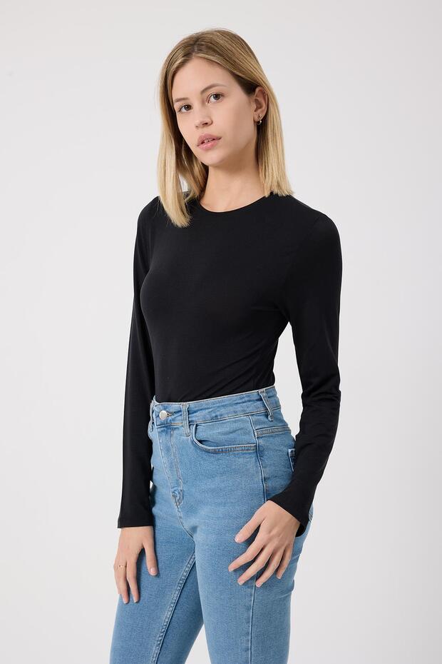Kadın Basic body Siyah - 3