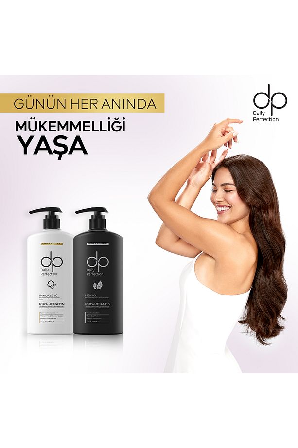 Şampuan Pamuk Sütü 800 ml & Şampuan Mentol 800 ml - 5